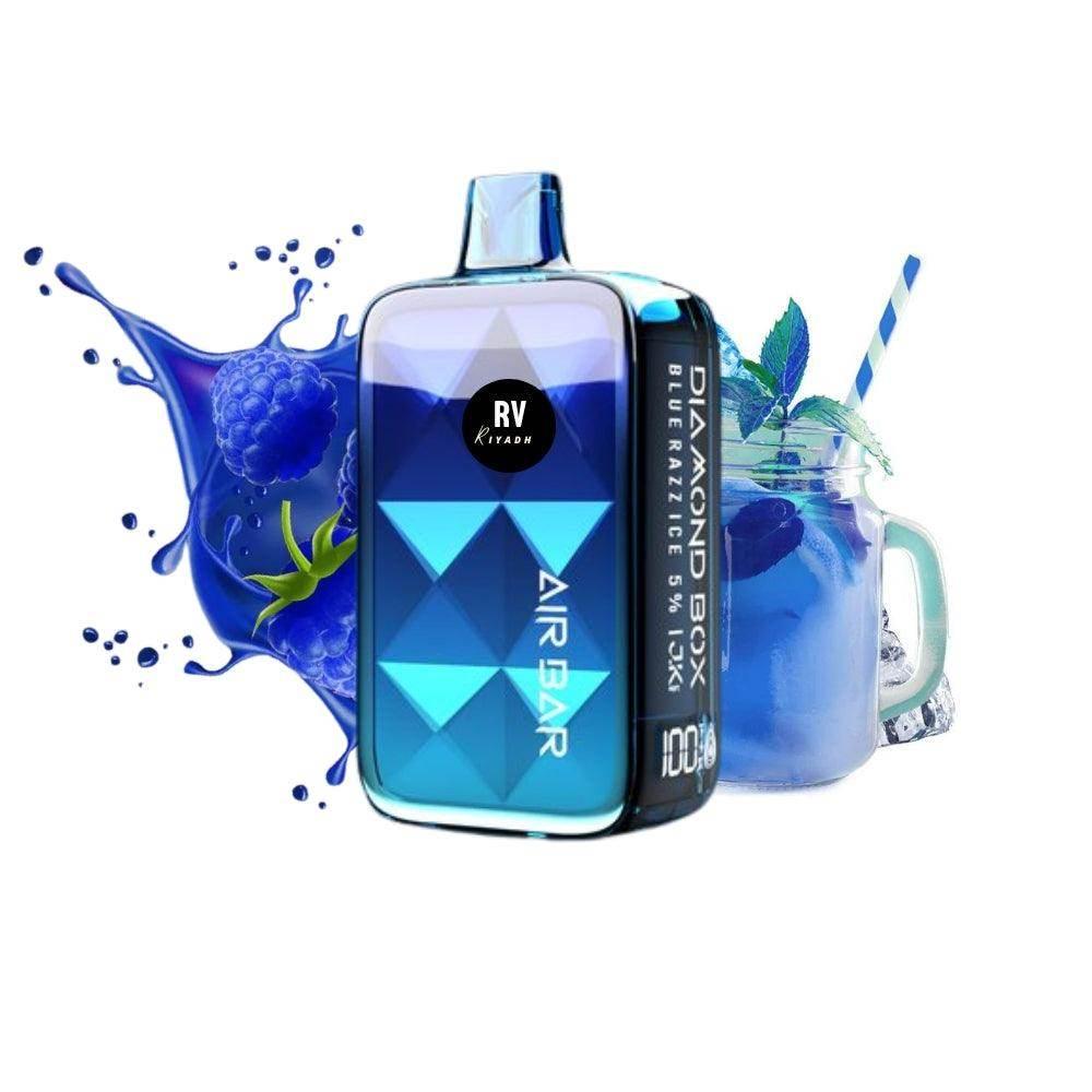 Air Bar Diamond Box 20000 Puff Disposable Vape - Blue Raspberry Ice - Riyadh Vape Shop