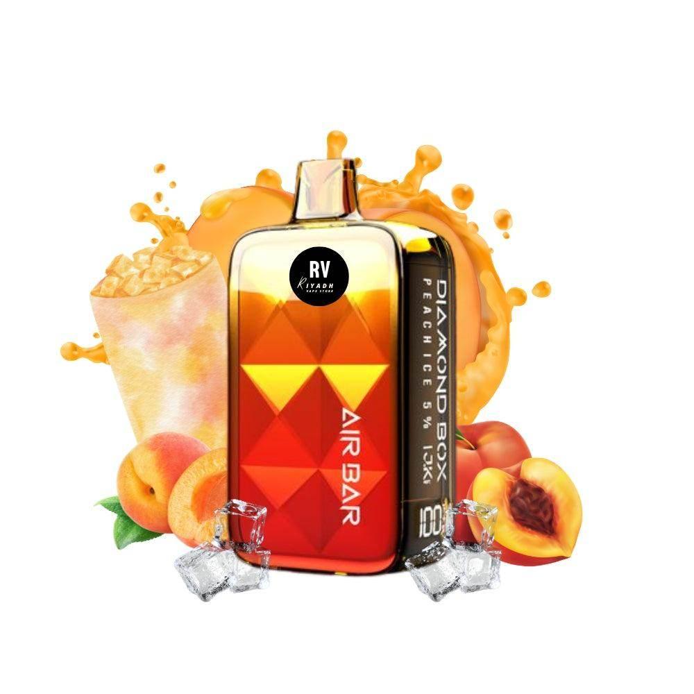 Air Bar Diamond Box 20000 Puffs Disposable Vape - Peach Ice Riyadh Vape Shop Air Bar Diamond Box 20000 Puffs Disposable Vape - Peach Ice Riyadh Vape Shop
