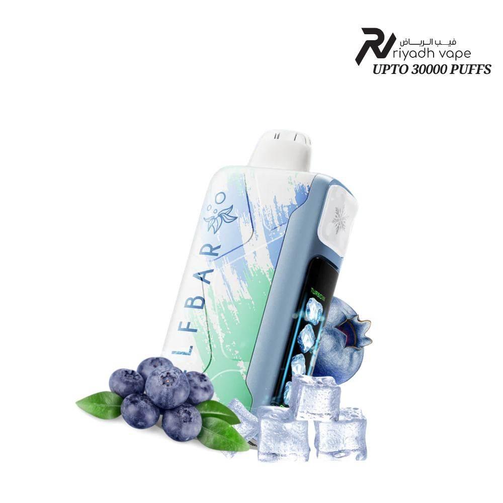 ELFBAR Ice King Disposable Vape - Upto 30000 Puffs - Blueberry Ice - Riyadh Vape Shop