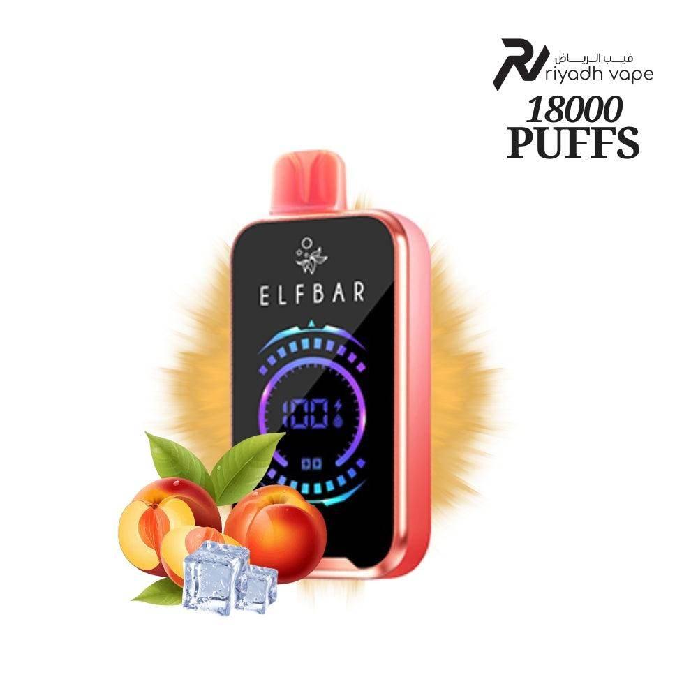 ElfBar FS 18000 Puffs Disposable Vape - Peach Ice Riyadh Vape Shop ElfBar FS 18000 Puffs Disposable Vape - Peach Ice Riyadh Vape Shop