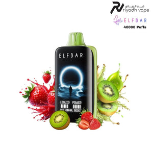 Elfbar Moon Night 40000 Puffs Strawberry Kiwi Disposable Vape, the best disposable vape in saudi arabia riyadh vape shop