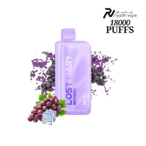 Lost Mary MO10000 Disposable Vape - Grape Ice Riyadh Vape Shop Lost Mary MO10000 Disposable Vape - Grape Ice Riyadh Vape Shop