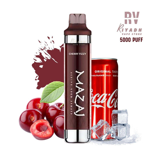 MAZAJ 8000 Puff Disposable Vape – Cherry Fizzy - Vape Riyadh