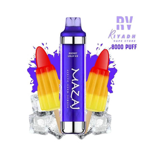 MAZAJ 8000 Puff Disposable Vape – Rocket Lolly ice - Vape Riyadh - Riyadh Vape Shop