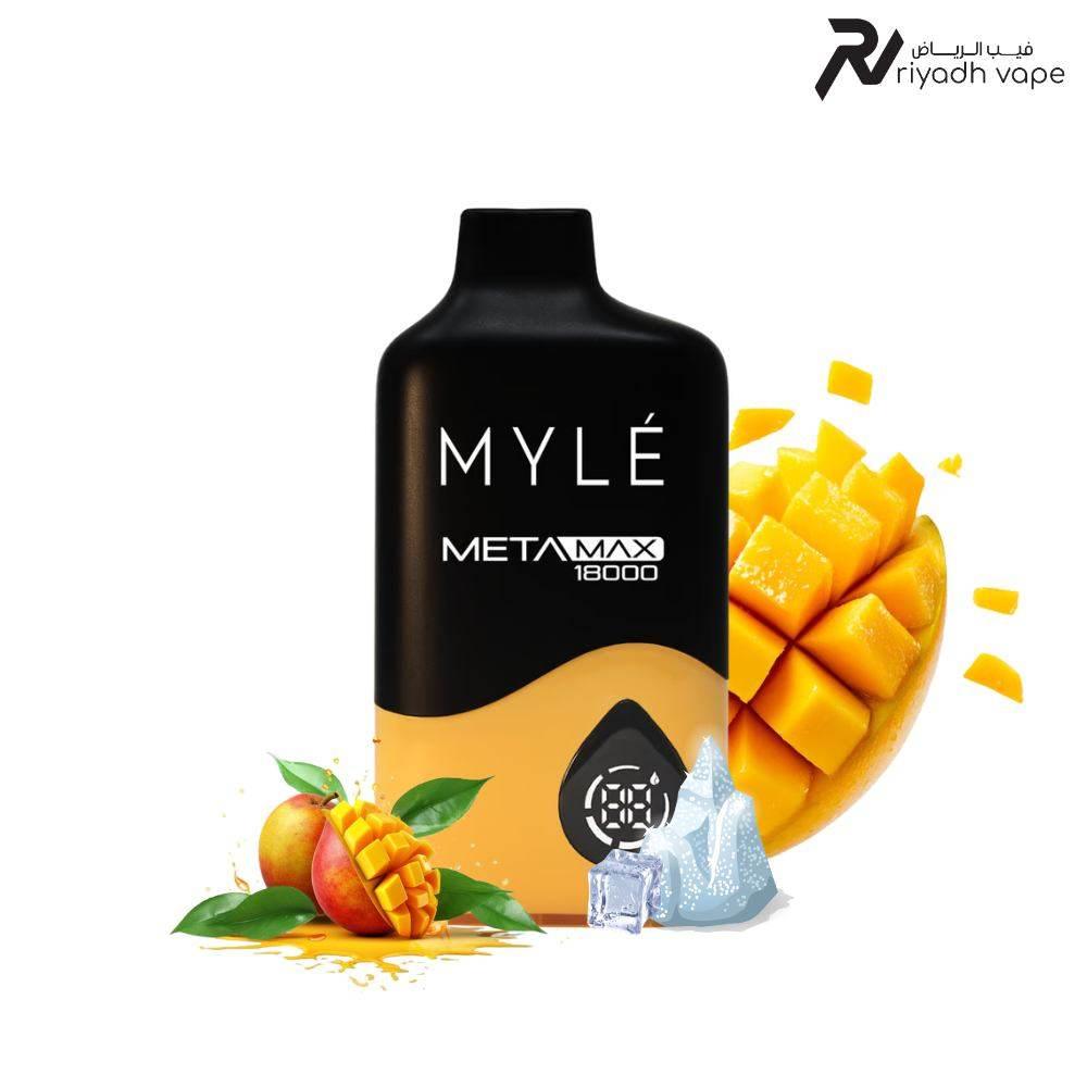 MYLE Meta Max 18000 Puffs Disposable Vape Device - Frozen Mango - Riyadh Vape Shop