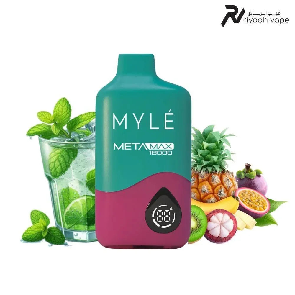 MYLE Meta Max 18000 Puffs Disposable Vape Device - Miami Mint - Riyadh Vape Shop