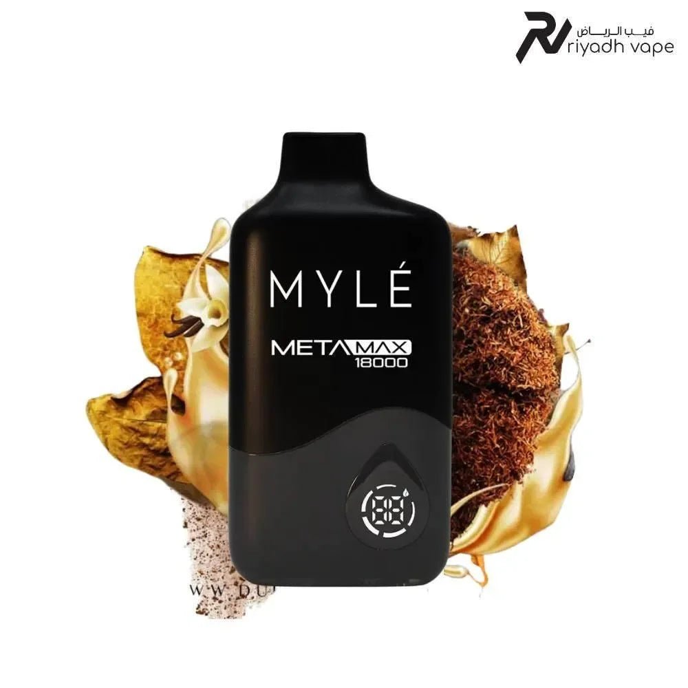 Myle Meta Max 18000 Puffs Disposable Vape - Sweet Tobacco - Riyadh Vape Shop - Disposable Vape