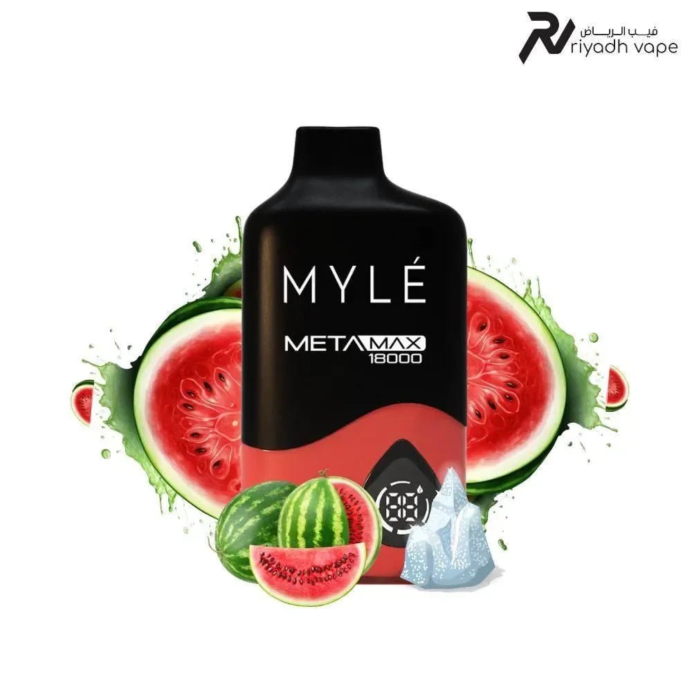 Myle Meta Max 18000 Puffs Disposable Vape - Watermelon Ice - Riyadh Vape Shop - Disposable Vape