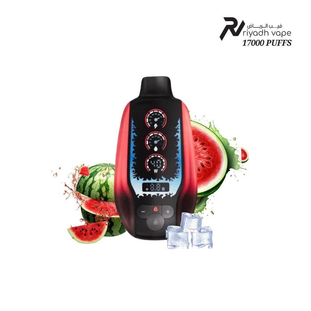 Mazaj SS 20000 Puffs Disposable Vape - Watermelon Ice - Riyadh Vape Shop
