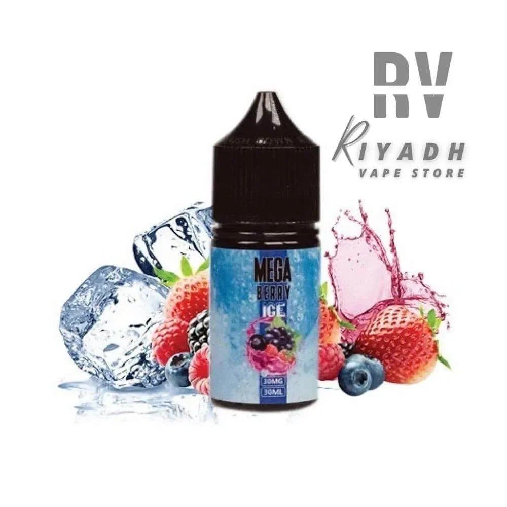 Mega Berry Ice Salt Nic E - Liquid Vape Juice 25MG & 50MG - Riyadh Vape Shop - Riyadh Vape Shop - Salt Nic Juice