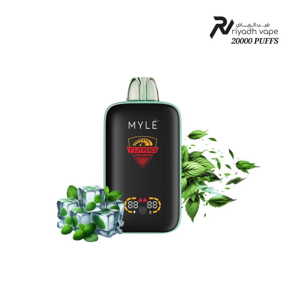 MYLE Turbo 20000 Puffs Disposable Vape - Mt Ice Riyadh Vape Shop MYLE Turbo 20000 Puffs Disposable Vape - Mt Ice Riyadh Vape Shop