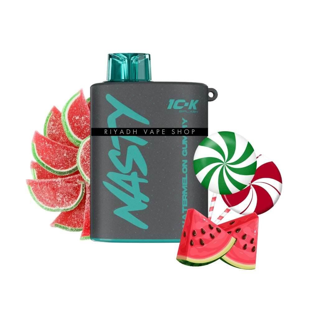 Nasty 10-K Splash 10000 10K Puff Watermelon Candy Disposable Vape - Riyadh Vape Shop