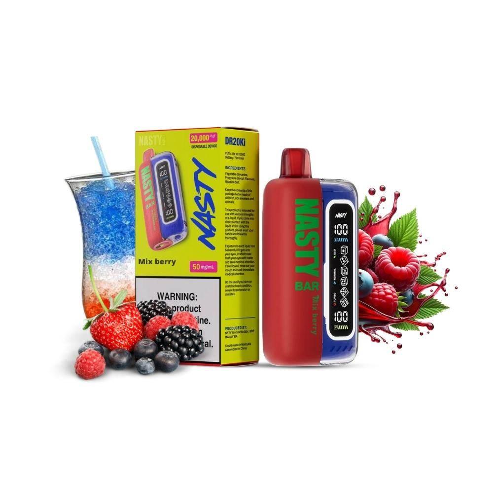 Nasty Bar | Nasty Disposable Vape 20000 Puffs | DR20Ki | Mix Berry Riyadh Vape Shop Nasty Bar | Nasty Disposable Vape 20000 Puffs | DR20Ki | Mix Berry Riyadh Vape Shop