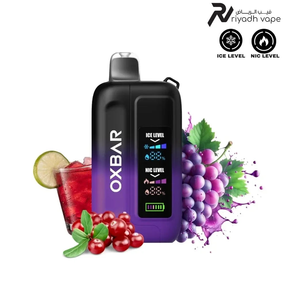 Oxbar IceNic Cranberry Grape 30000 puffs disposable