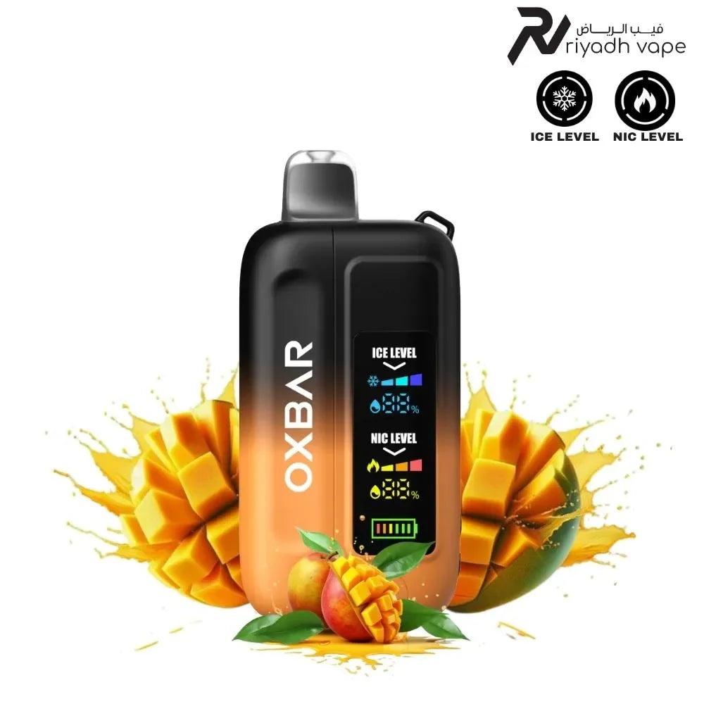 Oxbar IceNic Double Mango 30000 puffs disposable vape Riyadh