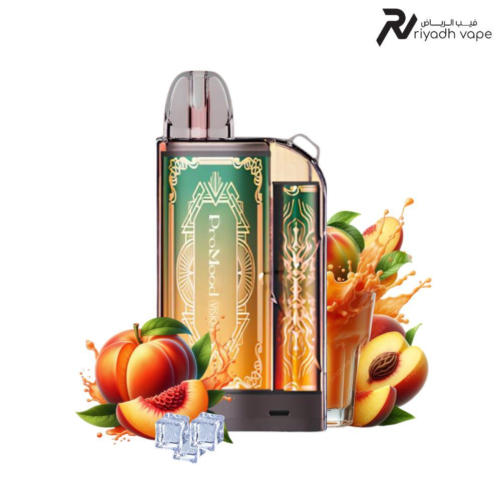 ProMood Peach Ice 10000 Puffs - Disposable Vape - Riyadh Vape Shop ProMood Peach Ice 10000 Puffs - Disposable Vape - Riyadh Vape Shop