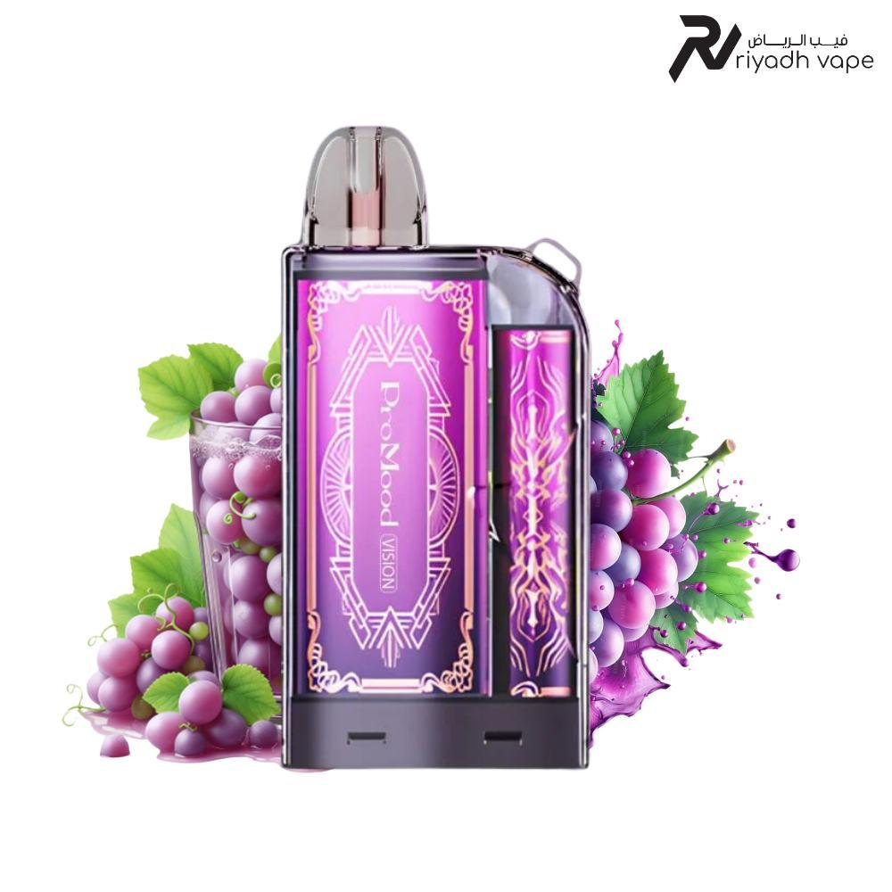 ProMood Vision Black Grape 10000 Puffs Disposable Vape - Riyadh Vape Shop