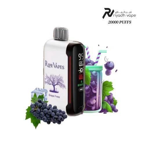 Ripe Vapes 20000 Puffs Disposable Vape - Grape Freeze Riyadh Vape Shop Ripe Vapes 20000 Puffs Disposable Vape - Grape Freeze Riyadh Vape Shop