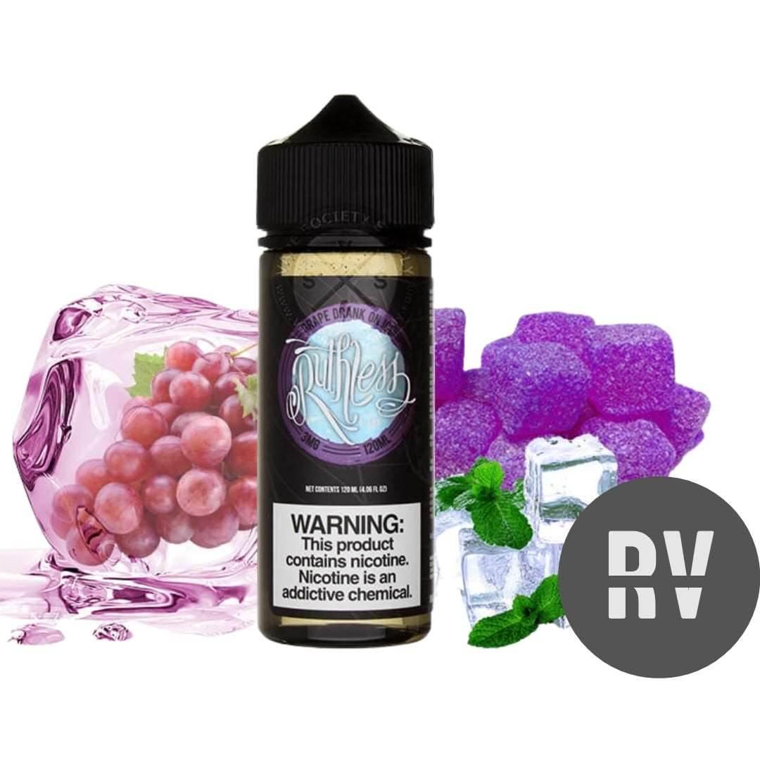 Ruthless Dark Grape On Ice 120ML 3Mg - Vape Riyadh - Riyadh Vape Shop
