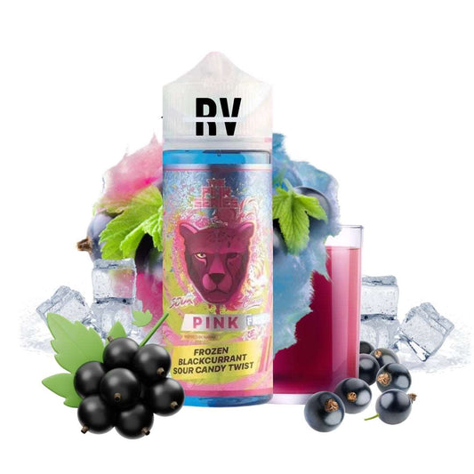 The Panther Series Pink - Frozen Blackcurrant Sour Candy Twist 120ML 3Mg Vape Juice in Riyadh