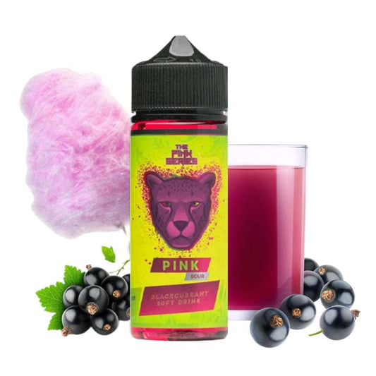 The Panther Series Pink Sour - Blackcurrant Soft Drink 120ML 3Mg - Vape Riyadh