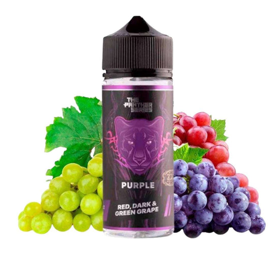 The Panther Series Purple - Red Dark & Green Grape 120ML 3Mg Vape Juice - Vape Riyadh