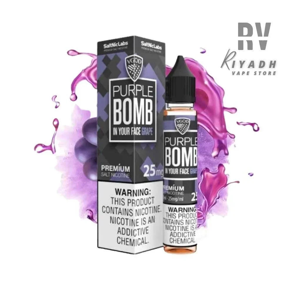 VGOD Purple Bomb SaltNic - Riyadh Vape Shop - Riyadh Vape Shop