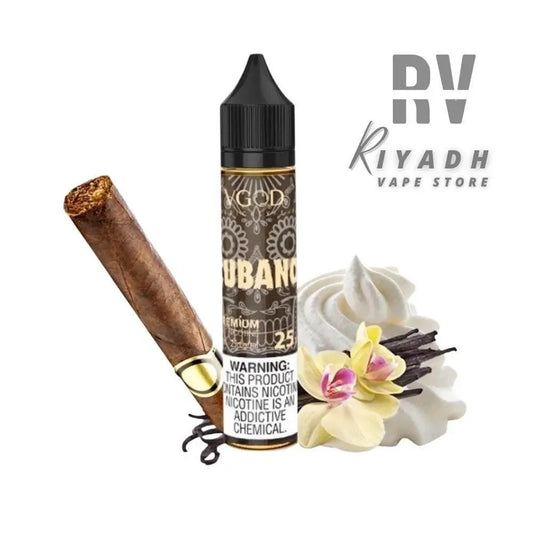 VGod Cubano SaltNic E-Liquid - سالت نيك في جود كيوبانو نكهة - Riyadh Vape Shop
