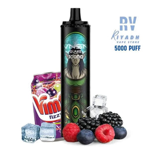 VNSN QUAKE 10000 Puff Fizzy Vimto Disposable Vape 50mg - مزاج فيب - Riyadh Vape Shop
