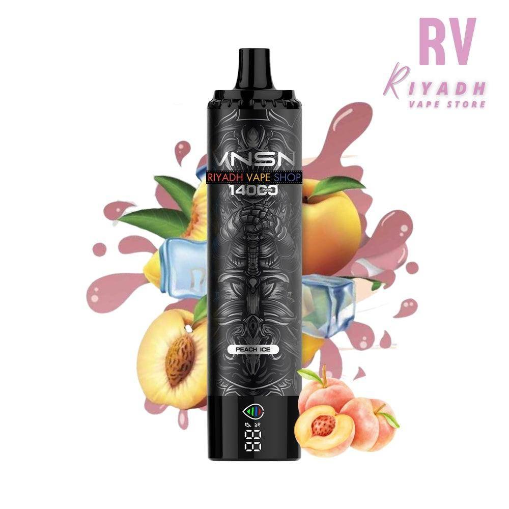 VNSN QUAKE PRO 14000 Puffs Disposable Vape - Peach Ice Riyadh Vape Shop VNSN QUAKE PRO 14000 Puffs Disposable Vape - Peach Ice Riyadh Vape Shop