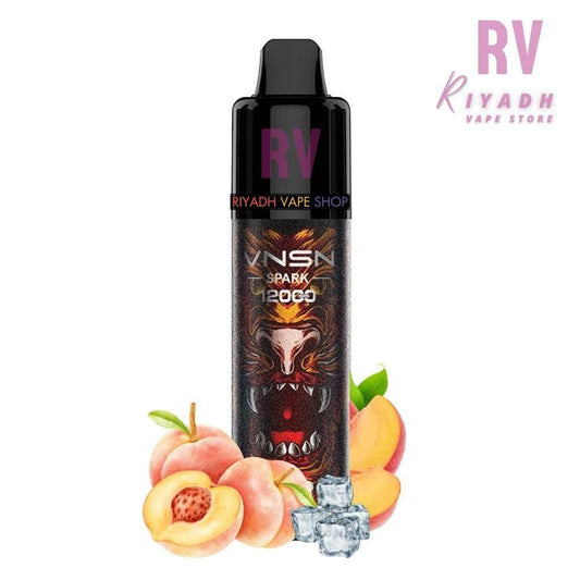 VNSN Spark 12000 Puff Peach Ice Disposable Vape - Vape Riyadh - Riyadh Vape Shop