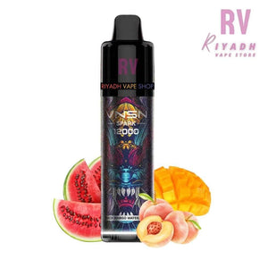 VNSN Spark 12000 Puff Peach Mango Watermelon Disposable Vape - Vape Riyadh - Riyadh Vape Shop