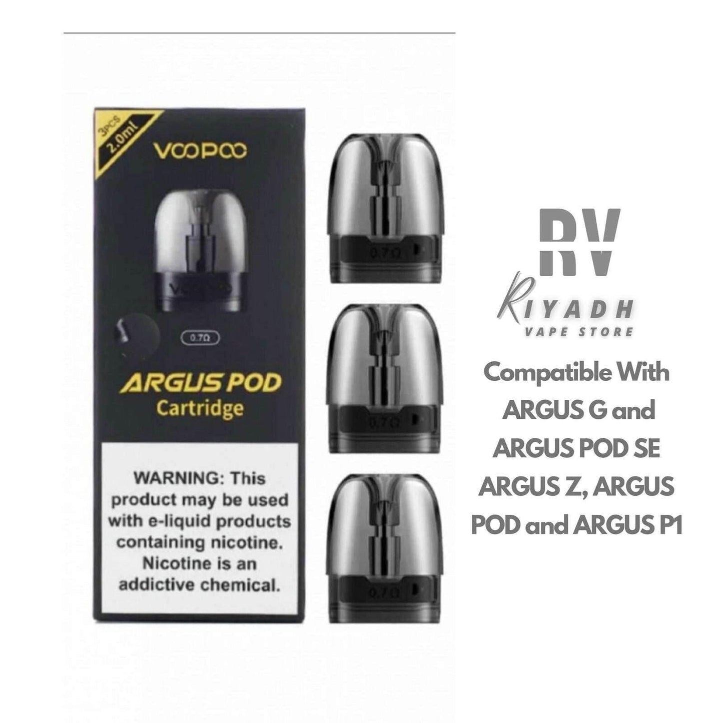 Voopoo Argus Pods Cartridge Replacement Coil - Vape Riyadh - Riyadh Vape Shop
