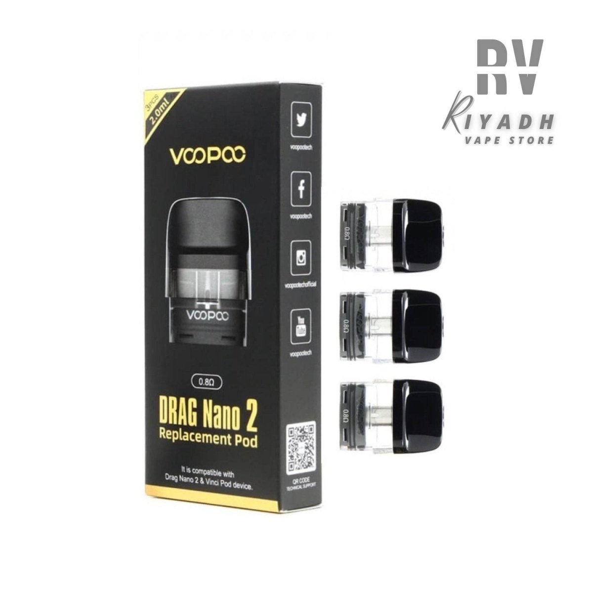 Voopoo Drag Nano 2 - Riyadh Vape Shop Voopoo Drag Nano 2 - Riyadh Vape Shop