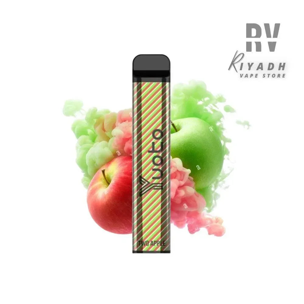 Yuoto XXL - 2500 Puff Disposable Vape Double Apple 50mg - Saudi Riyadh Vape Shop - Riyadh Vape Shop