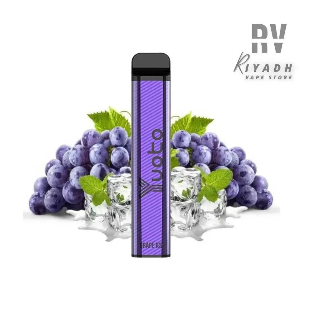 Yuoto XXL - 2500 Puff Disposable Vape Grape Ice 50mg - Saudi Riyadh Vape Shop - Riyadh Vape Shop