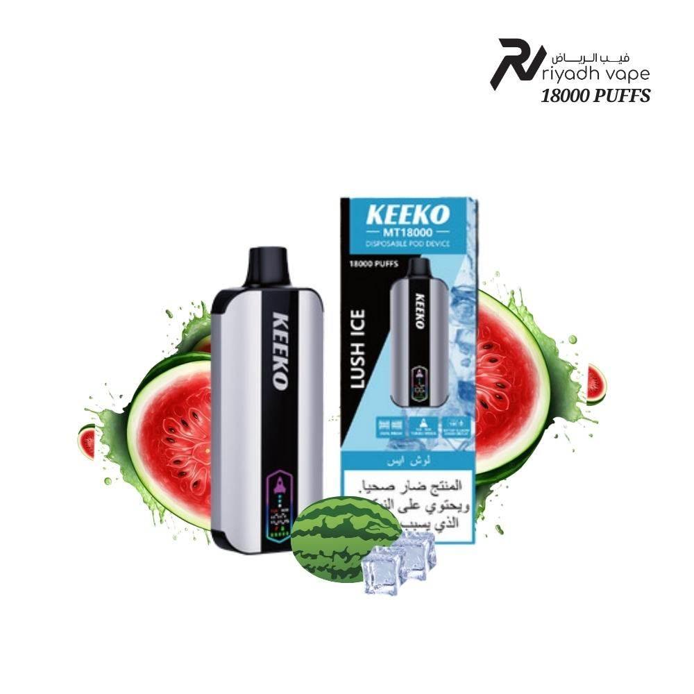 Keeko MT18000 Puffs Disposable Vape - Lush Ice - Riyadh Vape Shop