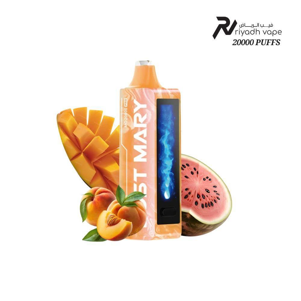 Lost Mary MO20000 Pro Disposable Vape - Peach Mango Watermelon Riyadh Vape Shop Lost Mary MO20000 Pro Disposable Vape - Peach Mango Watermelon Riyadh Vape Shop