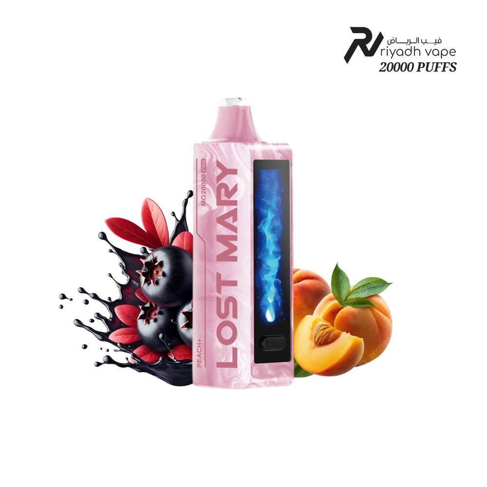 Lost Mary MO20000 Pro Disposable Vape - Peach Berry Riyadh Vape Shop Lost Mary MO20000 Pro Disposable Vape - Peach Berry Riyadh Vape Shop