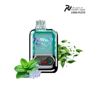 Mazaj Turbo 15000 Puff Mint Ice Disposable Vape - Riyadh Vape Shop