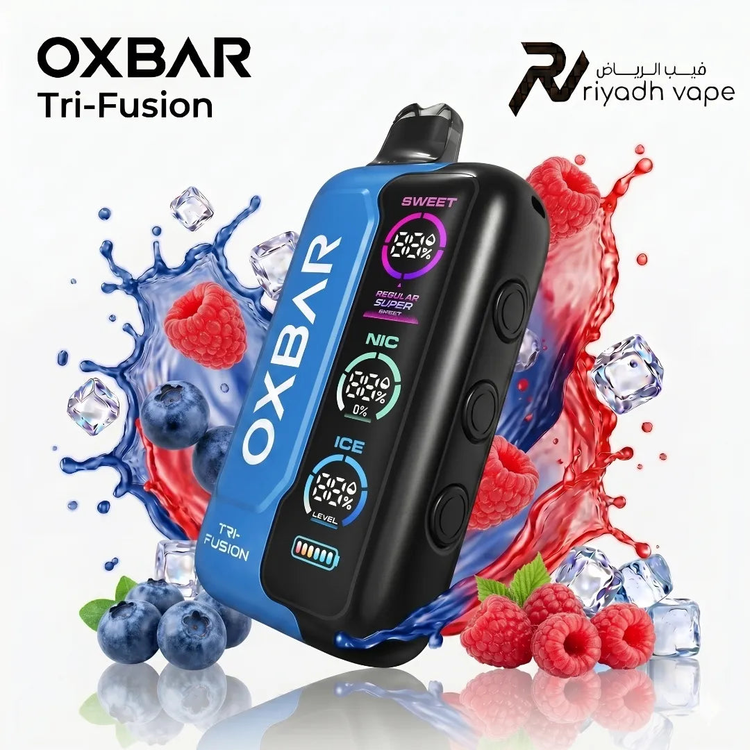 Oxbar Tri-Fusion 40K Disposable Vape Blueberry Raspberry in Saudi Riyadh Vape Shop Oxbar Tri-Fusion 40K Disposable Vape Blueberry Raspberry in Saudi Riyadh Vape Shop