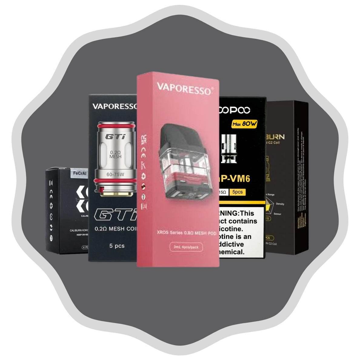 Replacement Vape Coils & Pods in Riyadh for All Kits