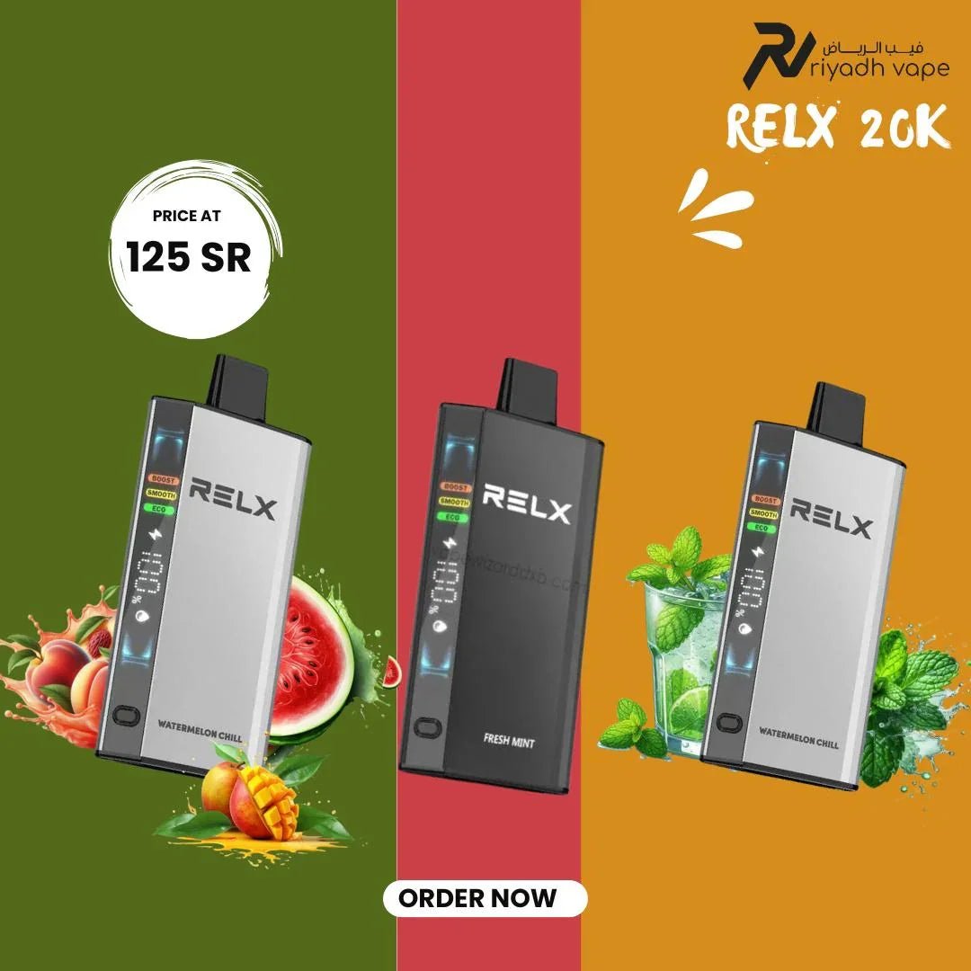 RELX Disposable Vape 20000 Puffs - Riyadh Vape Shop