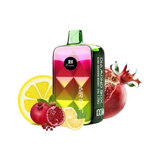 Air Bar Diamond Box 20000 Puff Disposable Vape - Lemon Pomegranate - Riyadh Vape Shop