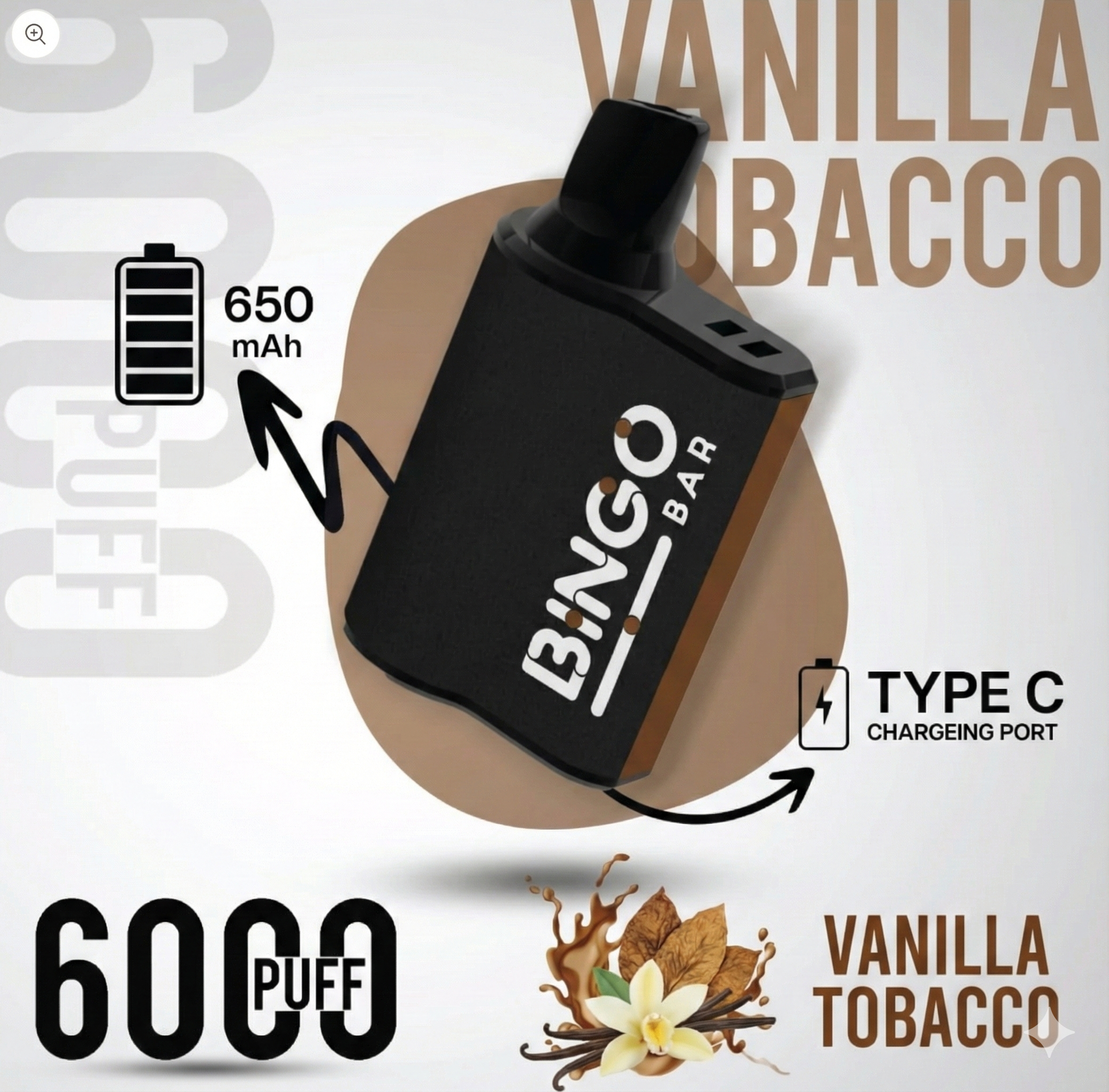 vanilla tobacco disposable vape 
