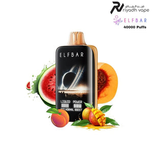 Elfbar Moon Night 40000 Puffs Mango Peach Watermelon Disposable Vape, the best disposable vape in saudi arabia riyadh vape shop 