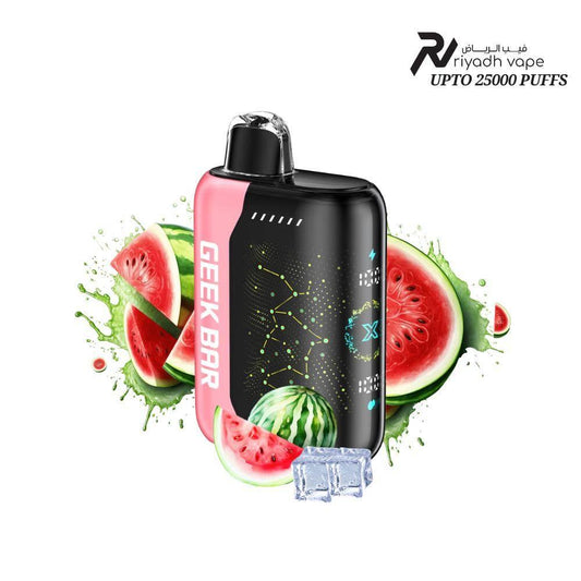 GEEK BAR PULSE X 25000 Puffs Disposable - Watermelon Ice - Riyadh Vape Shop
