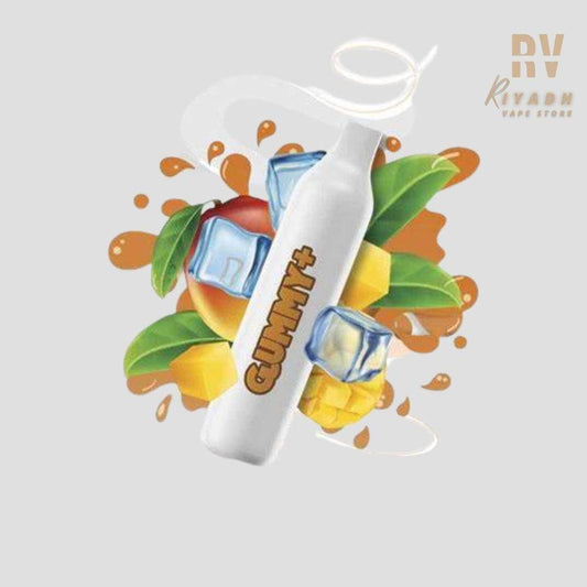 Gummy+ 2200 Puff Disposable Vape - Mango Ice 20MG - Riyadh Vape Shop