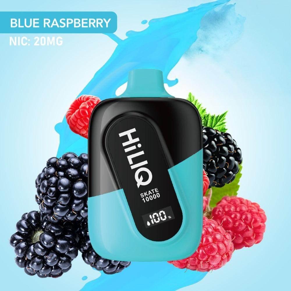 HiLIQ Skate 10000 Puff Disposable Vape - Blue Raspberry 20 MG - Riyadh Vape Shop