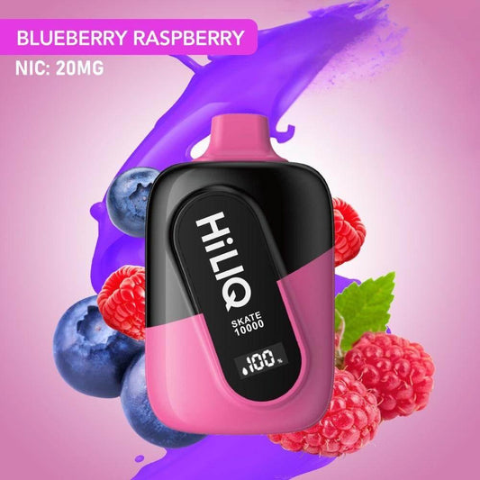 HiLIQ Skate 10000 Puff Disposable Vape - Blueberry Raspberry 20 MG - Riyadh Vape Shop